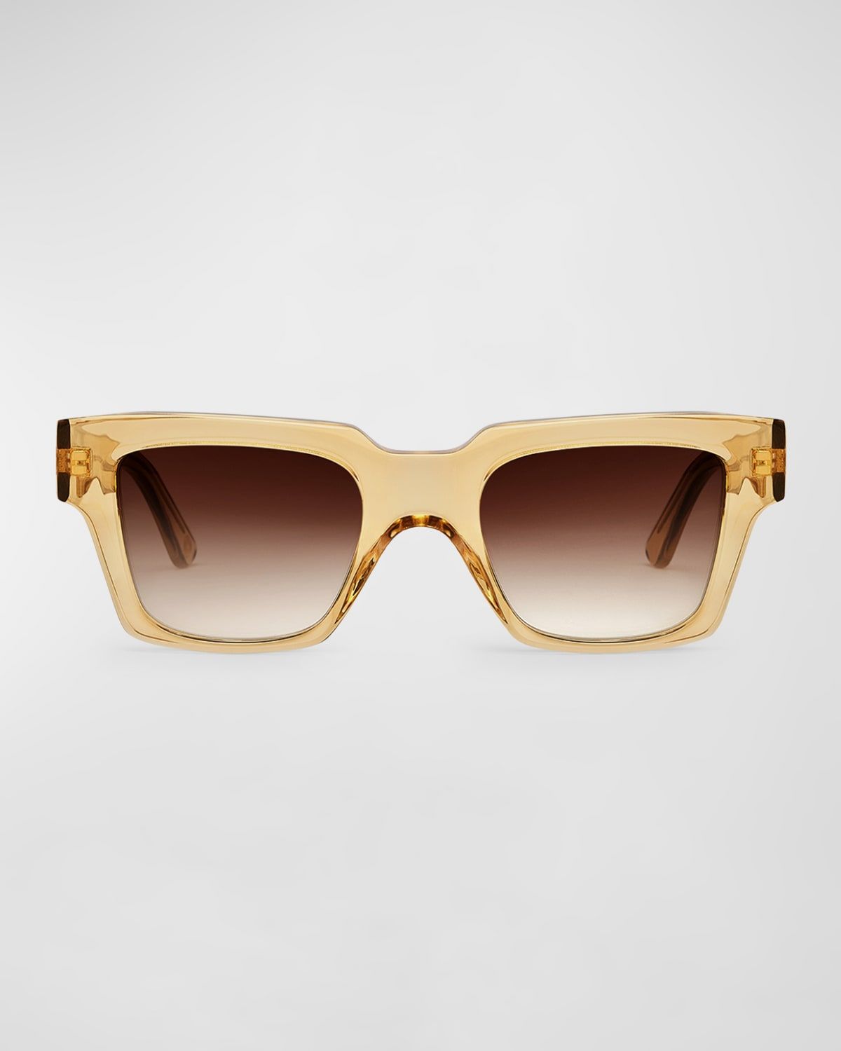 Mahi Beige Acetate Square Sunglasses