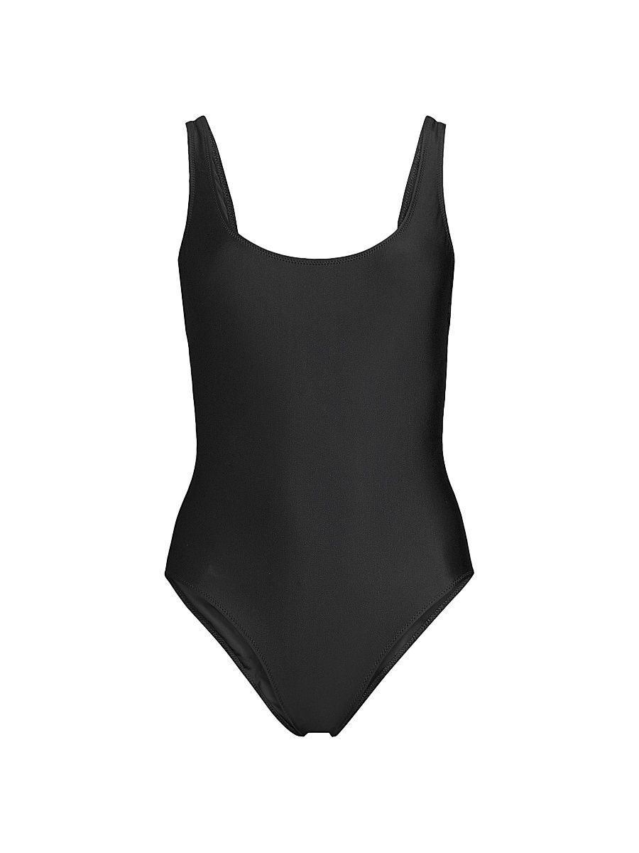 Women's Annemarie One-Piece Swimsuit - Noir - Size Medium