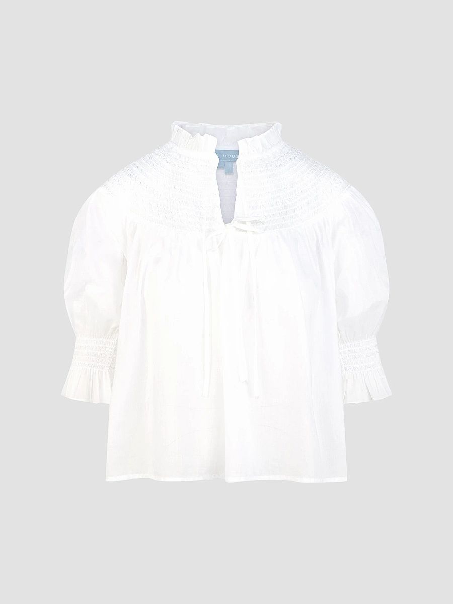 Women's The Zinnia Top - White - Size XXL