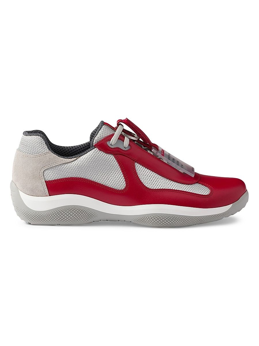 Men's America's Cup Original Sneakers - Red - Size 9.5