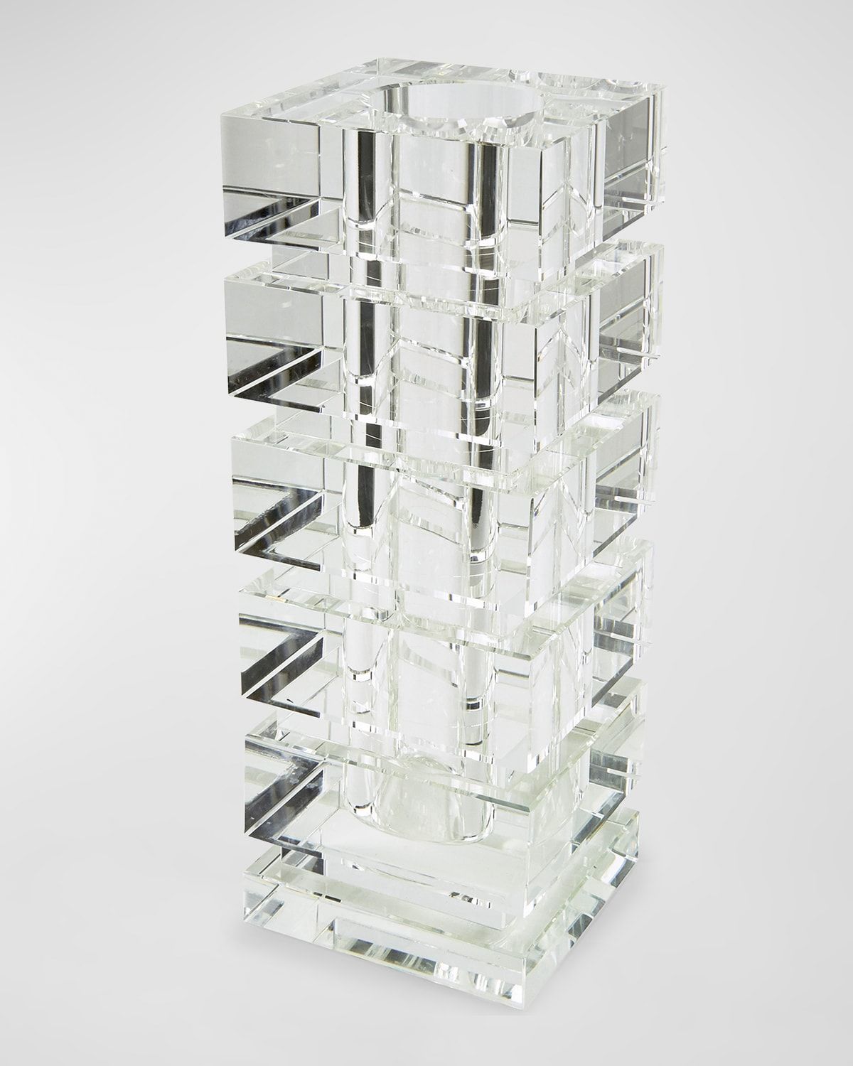 Clear Cut Crystal Illusion Vase