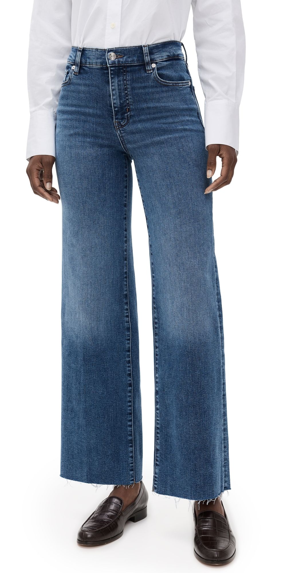 FRAME Le Slim Palazzo Jeans CANALS RAW AFTER 33