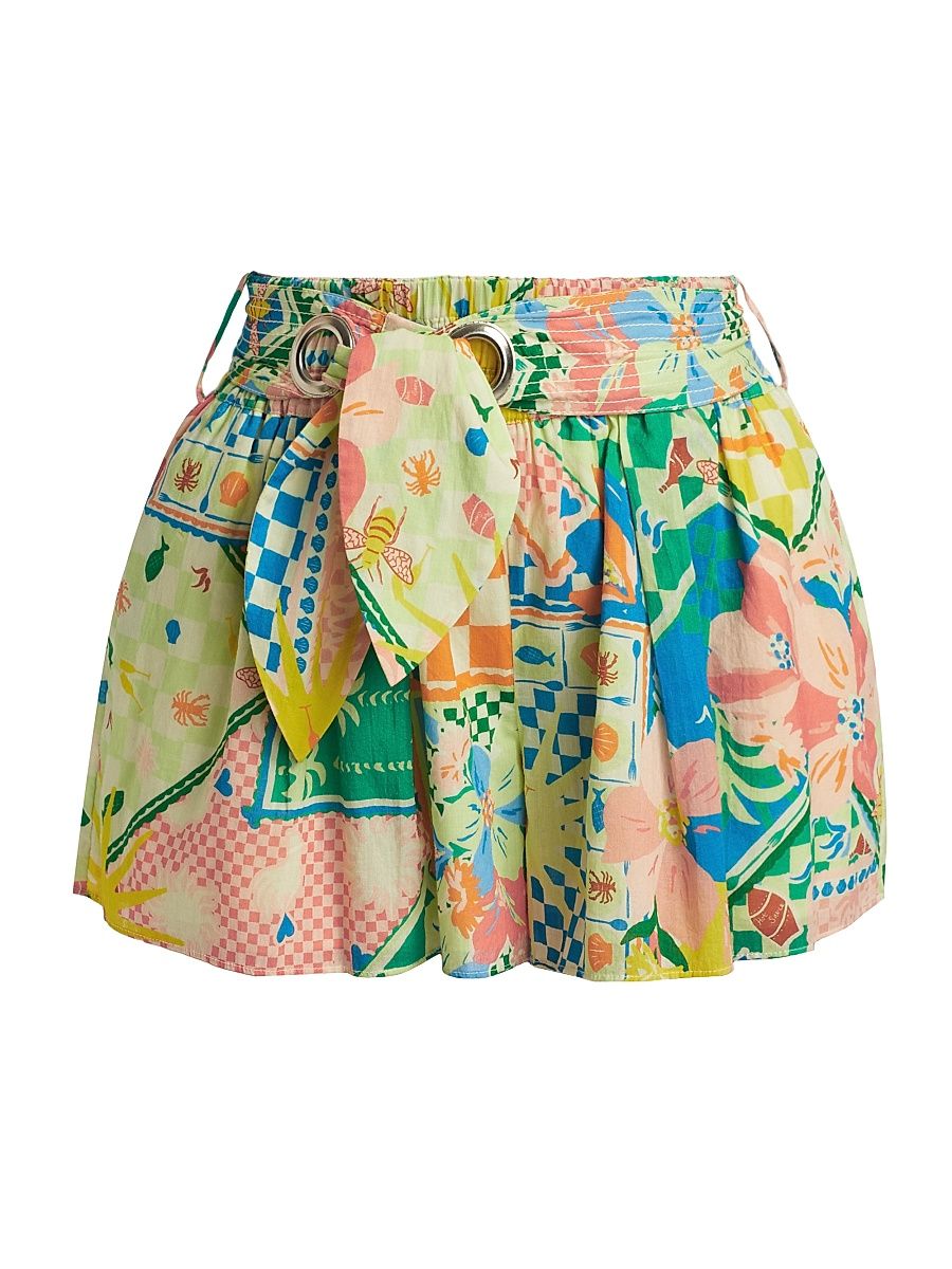 Women's Garden Allie Shorts - Garden Print - Size Large