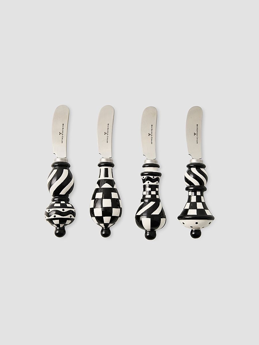 Courtly Check 4-Piece Party Spreader Set