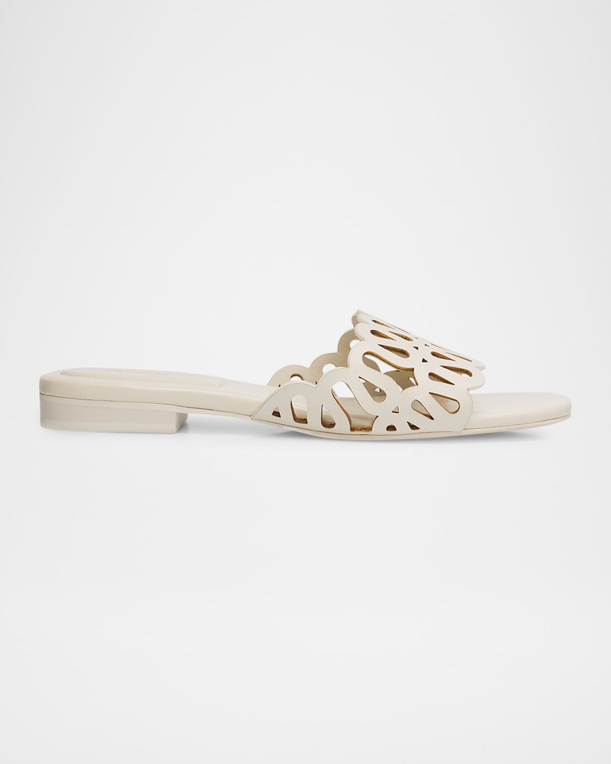 McCall Laser-Cut Leather Sandals