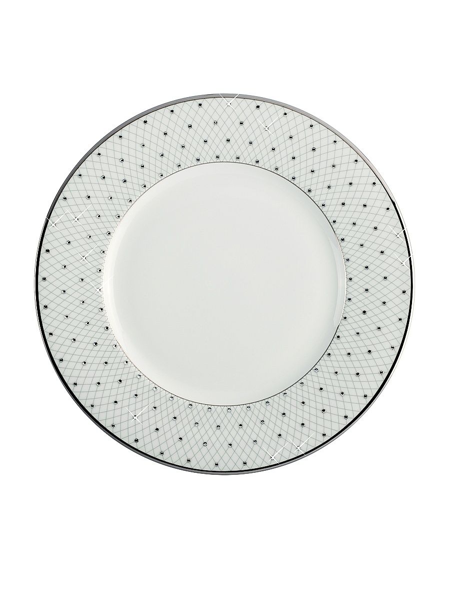 Bone China Princess Salad Plate - Platinum