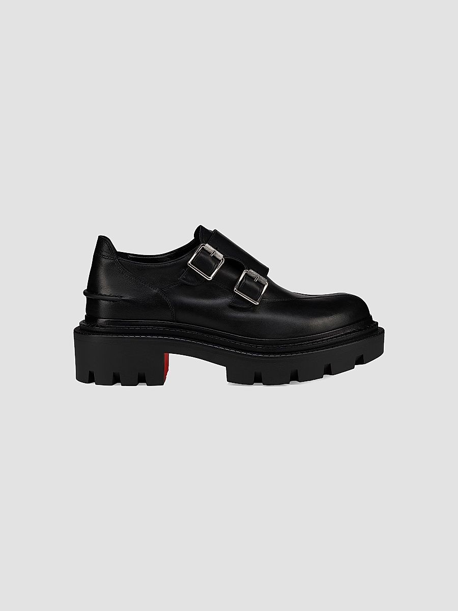 Christian Louboutin Women's Antonina College 30MM Loafers - Black - Size 7