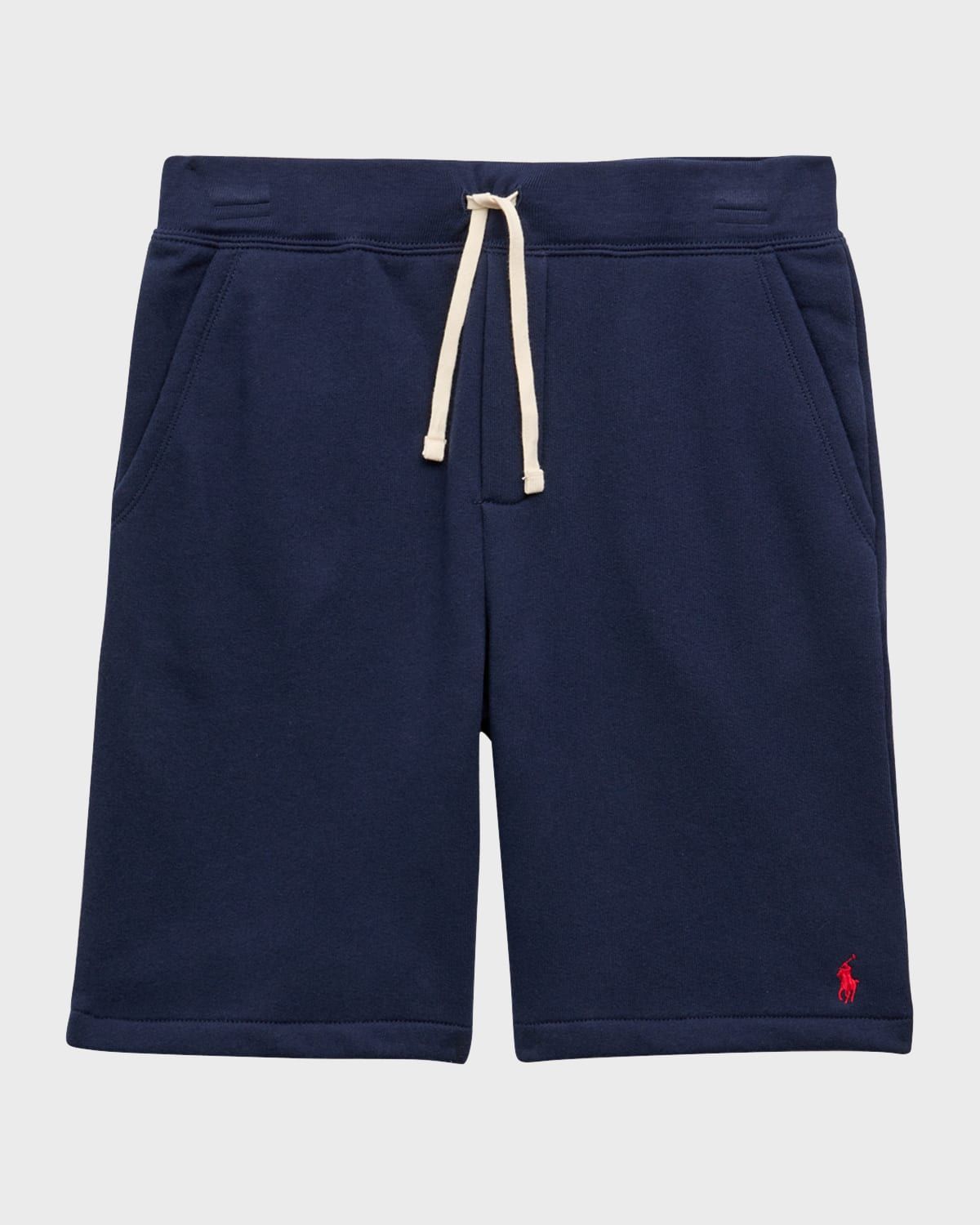 Kid & apos;s Embroidered Pony Fleece Shorts, Size S-XL