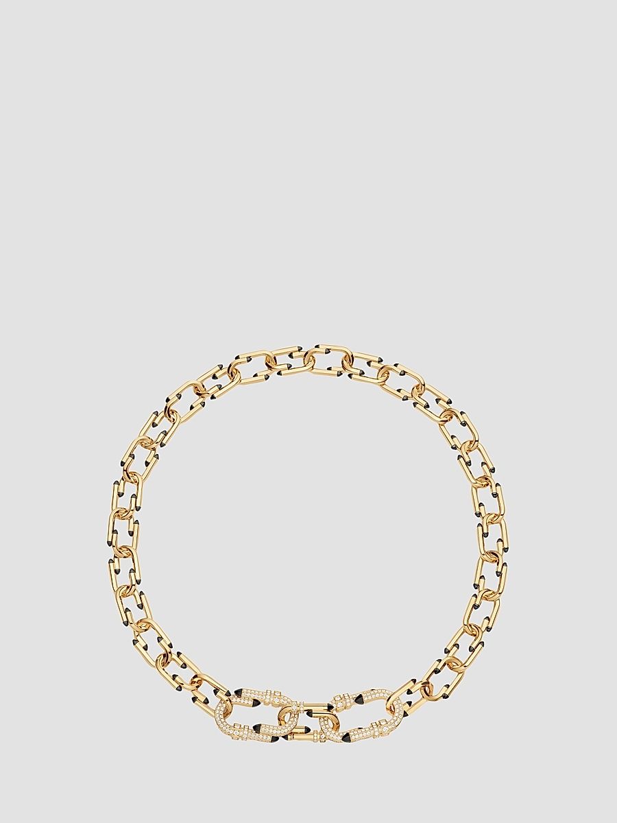 Women's Try Me Paved 18K Yellow Gold, Black Onyx & 3.02 TCW Diamond Necklace - Yellow Gold
