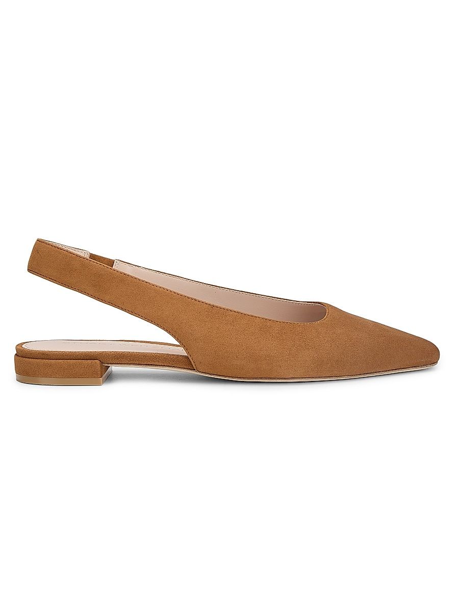 Women's Stassi Suede Slingback Flats - Boho Tan - Size 9.5