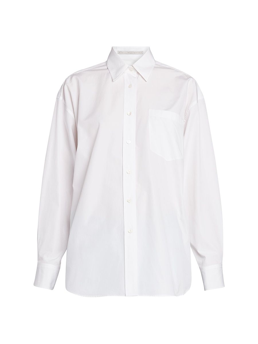 Women's Poppy Back Shirt - Pink White - Size 4