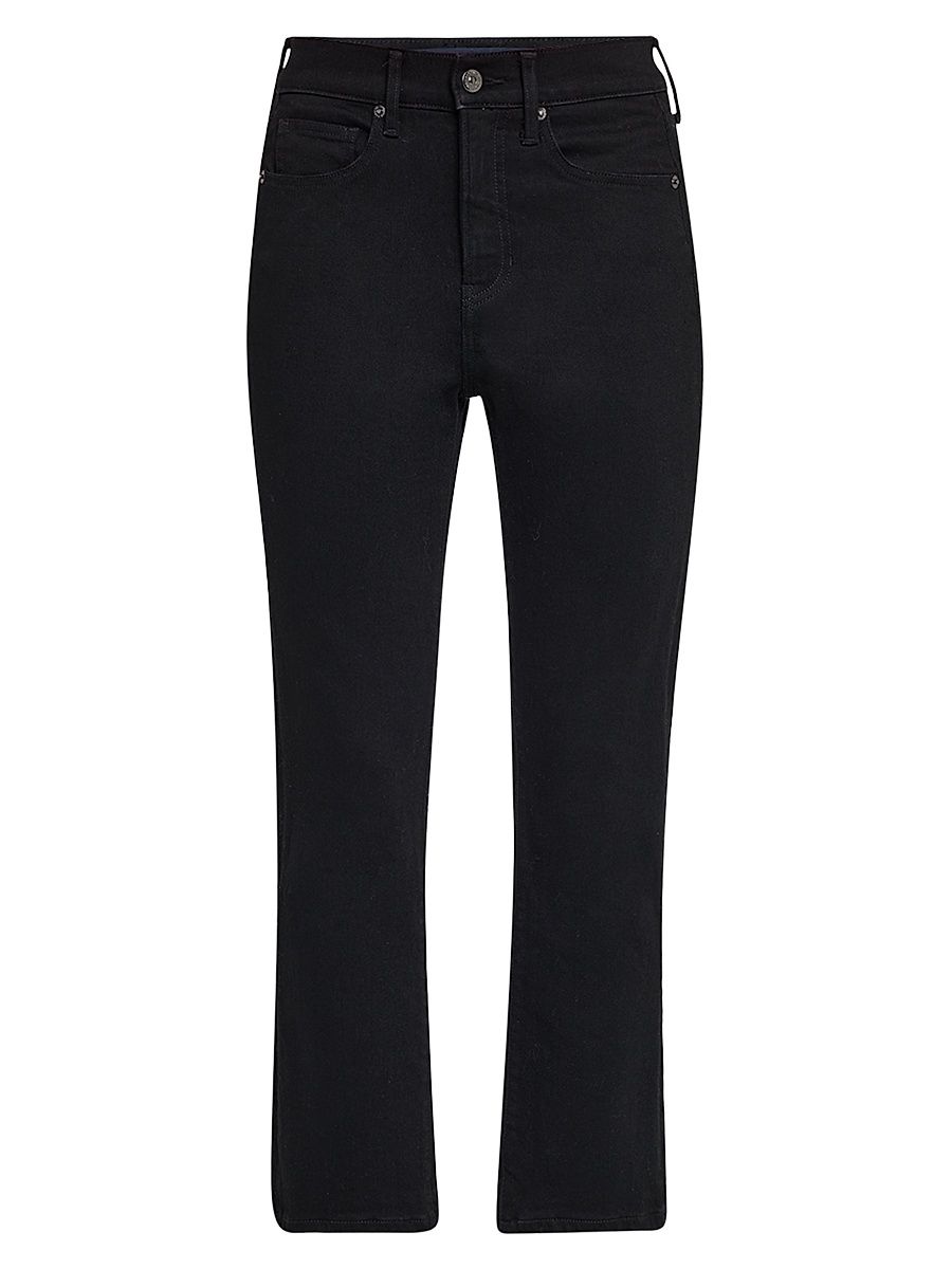 Women's Carly Kick-Flare Crop Jeans - Black - Size 24
