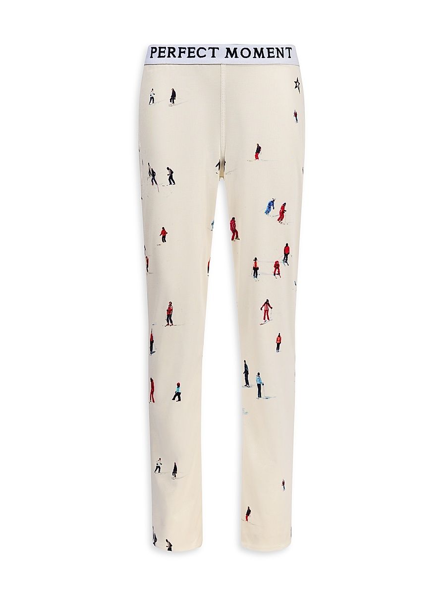 Little Kid's & Kid's Thermal Pants - Dede Ski Print - Size 14