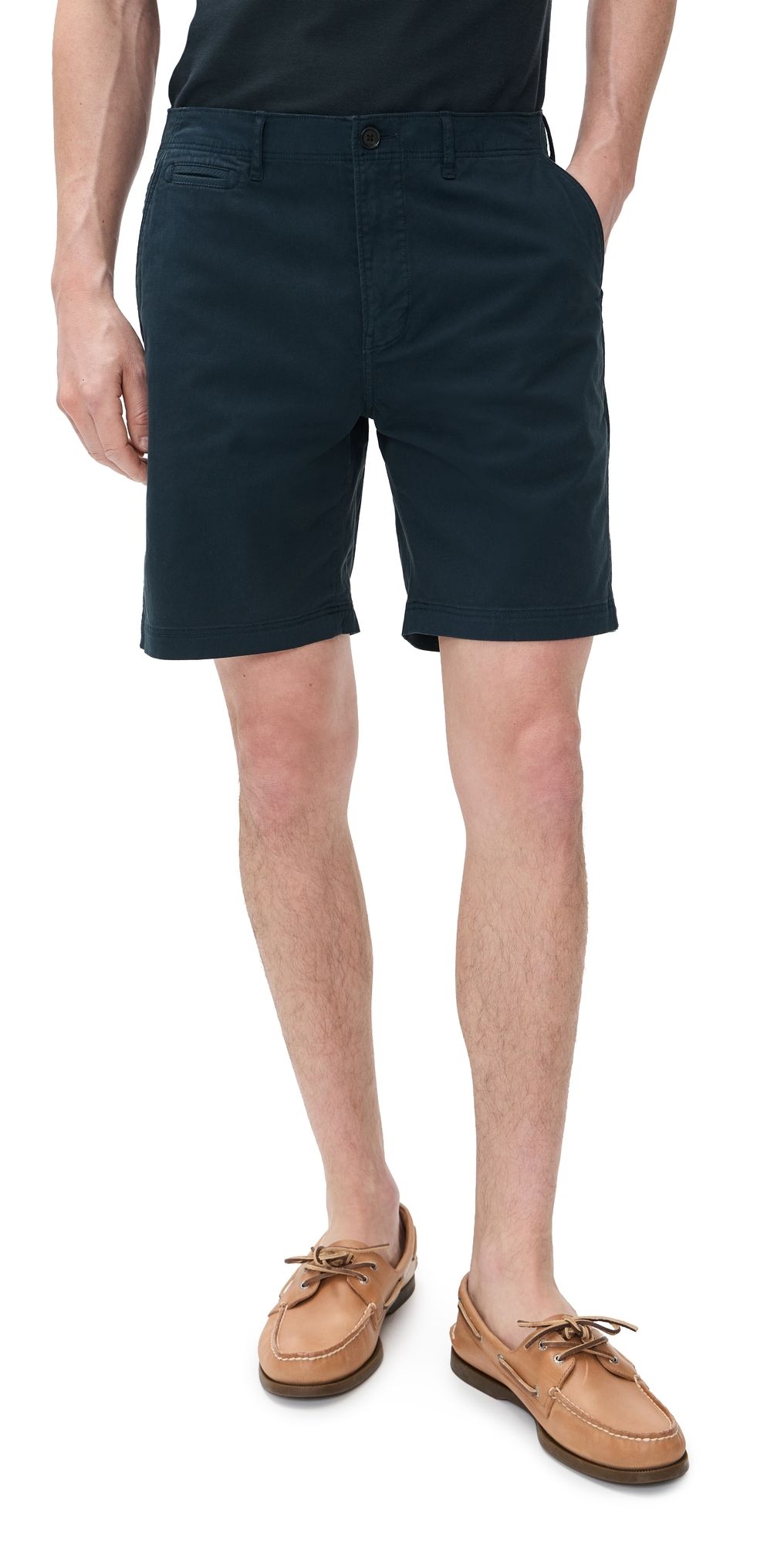 Billy Reid Chino Shorts Carbon Blue 30