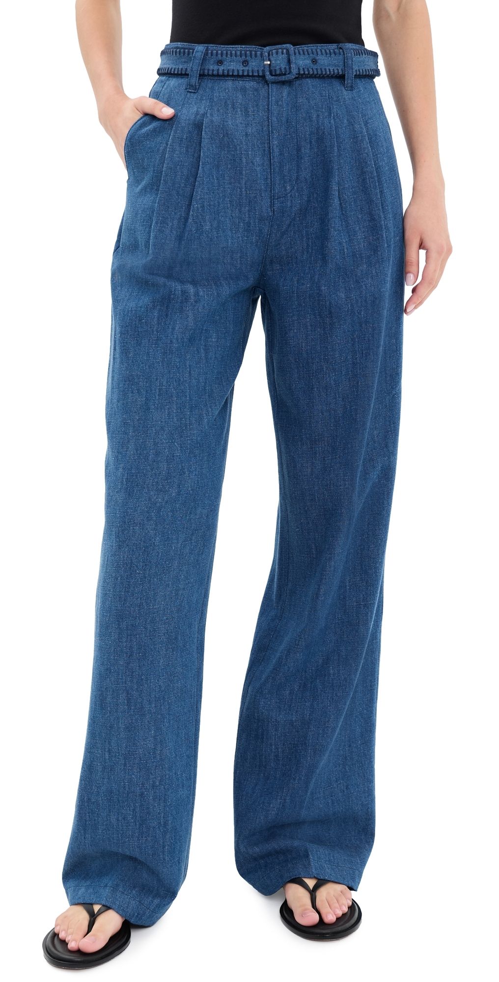 PAIGE Acacia Denim Pants Tidepool 0