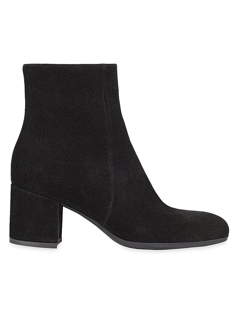 Women's Joanie Suede Booties - Black - Size 10