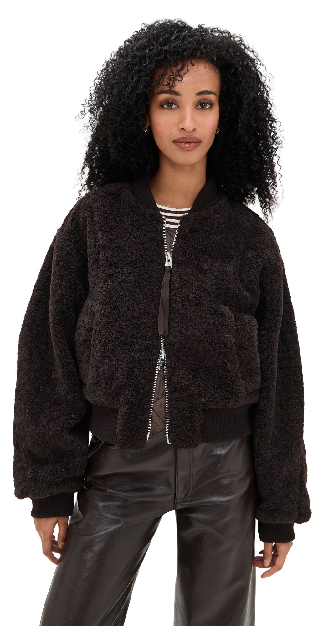 AGOLDE Iona Skye Jacket Chocolate S