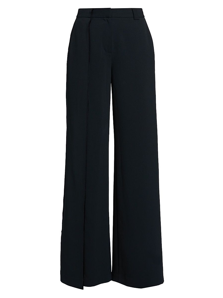 Women's Cady Straight-Leg Trousers - Ultra Navy - Size 14