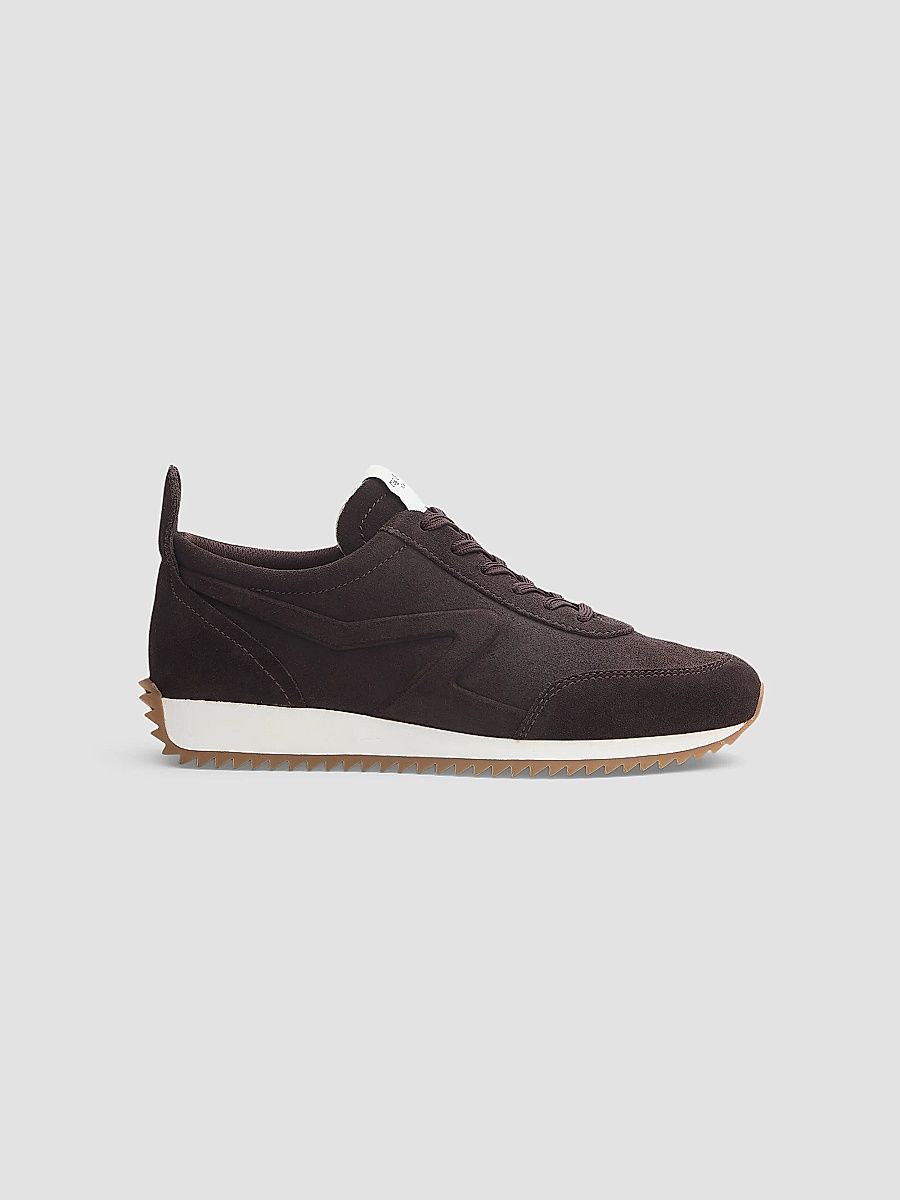 Women's Retro Runner Sneakers - Dark Chocolate - Size 5