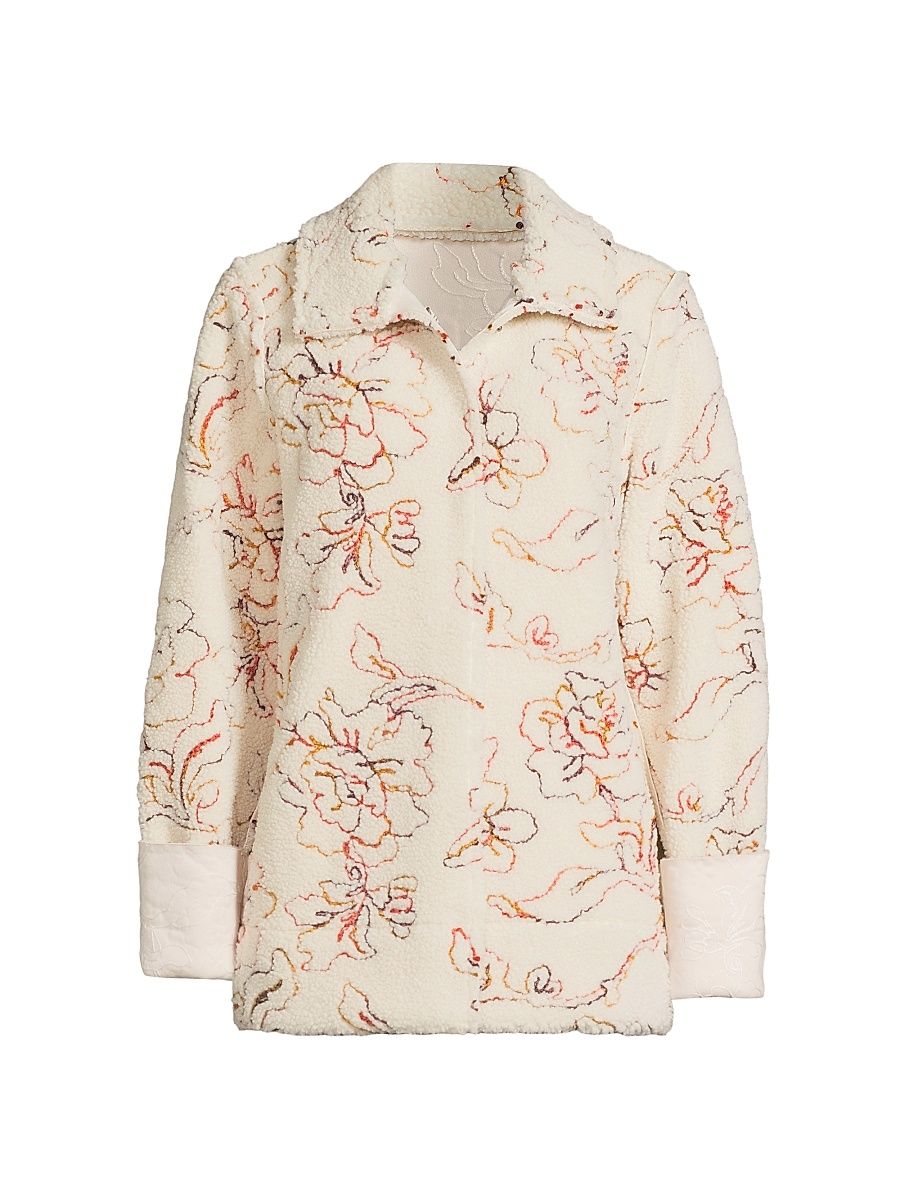 Women's Arcane Reversible Coat - Ecru - Size Small