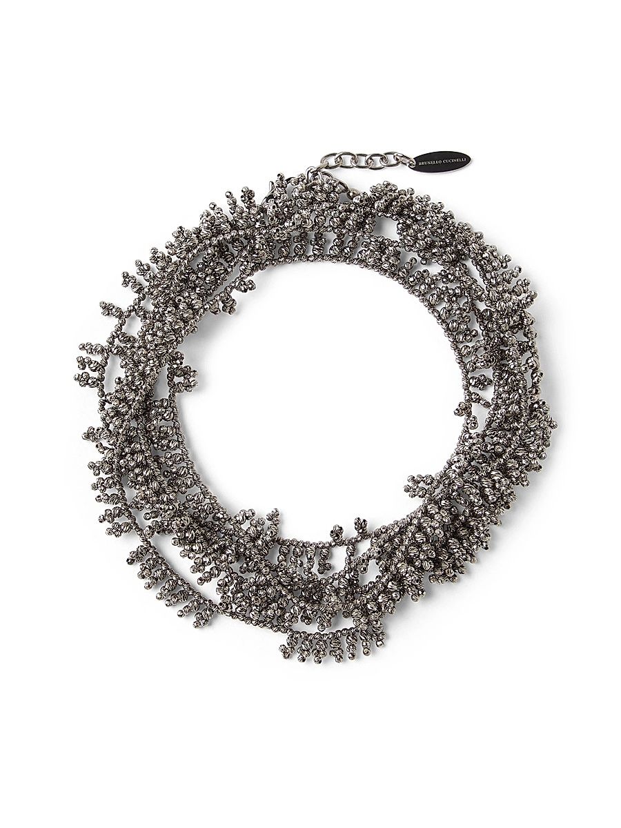 Women's Sterling Silver Knotted Bracelet - Silver