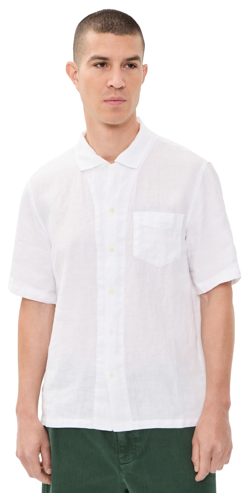 Alex Mill Linen Camp Shirt White S