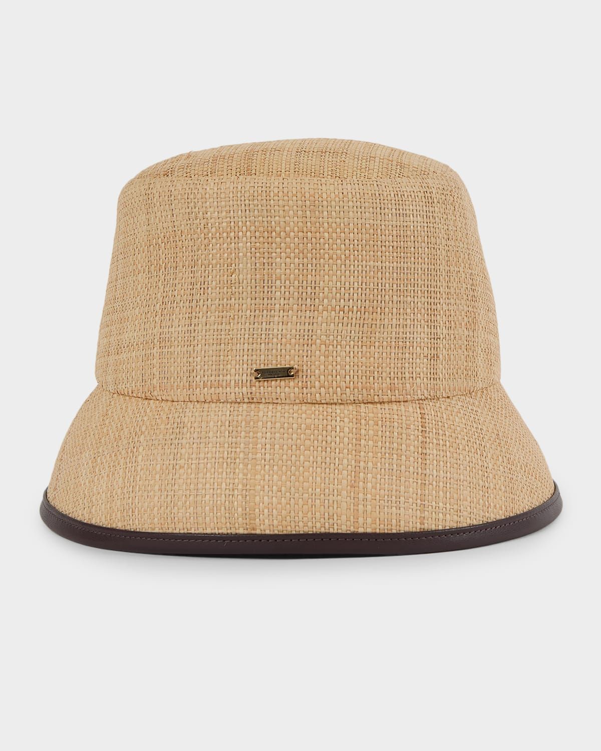 Yuki Packable Raffia Bucket Hat