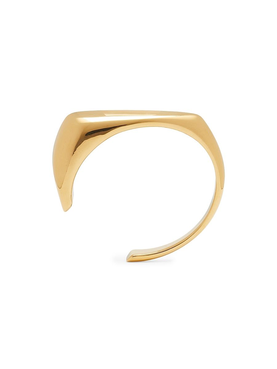Women's Goldtone Claw Cuff - Gold - Size Medium
