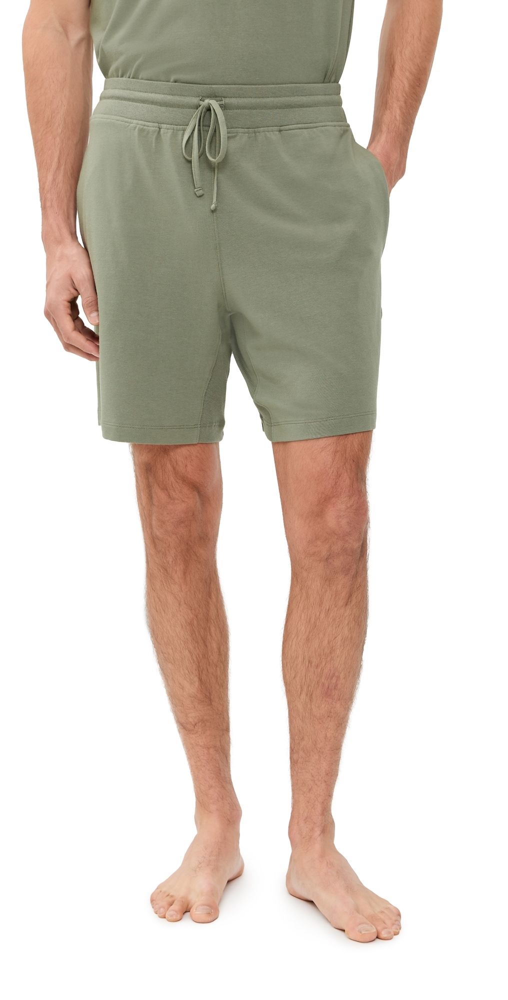 Lunya Slumberknit Shorts Shaded Olive L