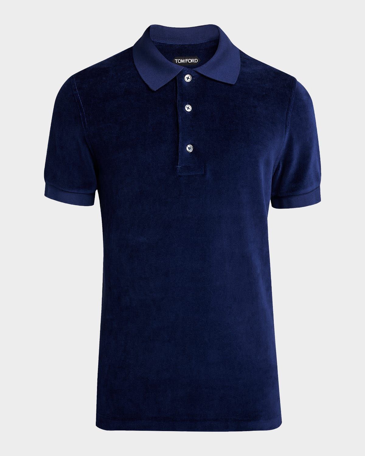 Men & apos;s Velour Classic-Fit Polo Shirt