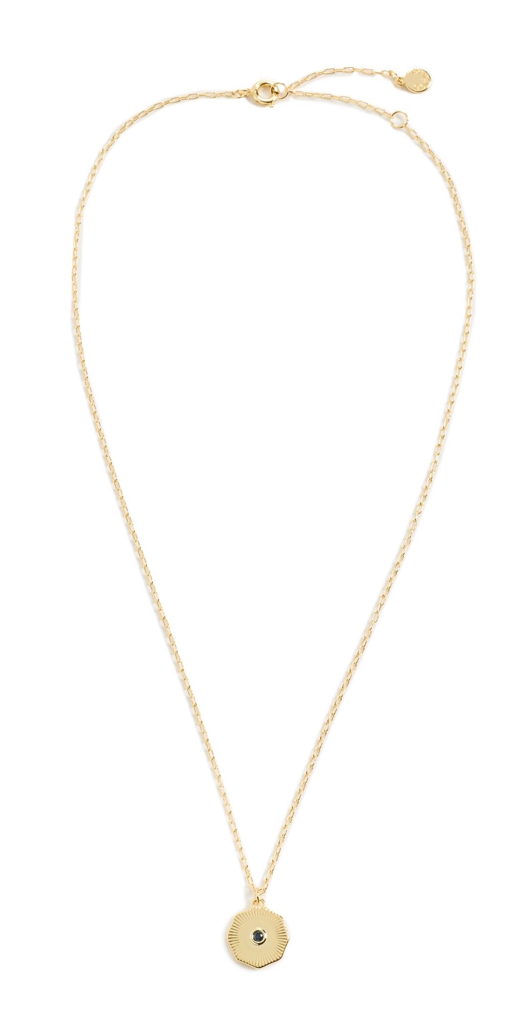 Gorjana Birthstone Coin Necklace October One Size