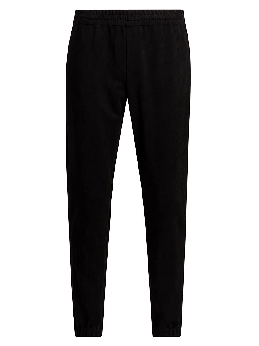 Men's Noah Drawstring Jogger Sweatpants - Suede Noir - Size XXL
