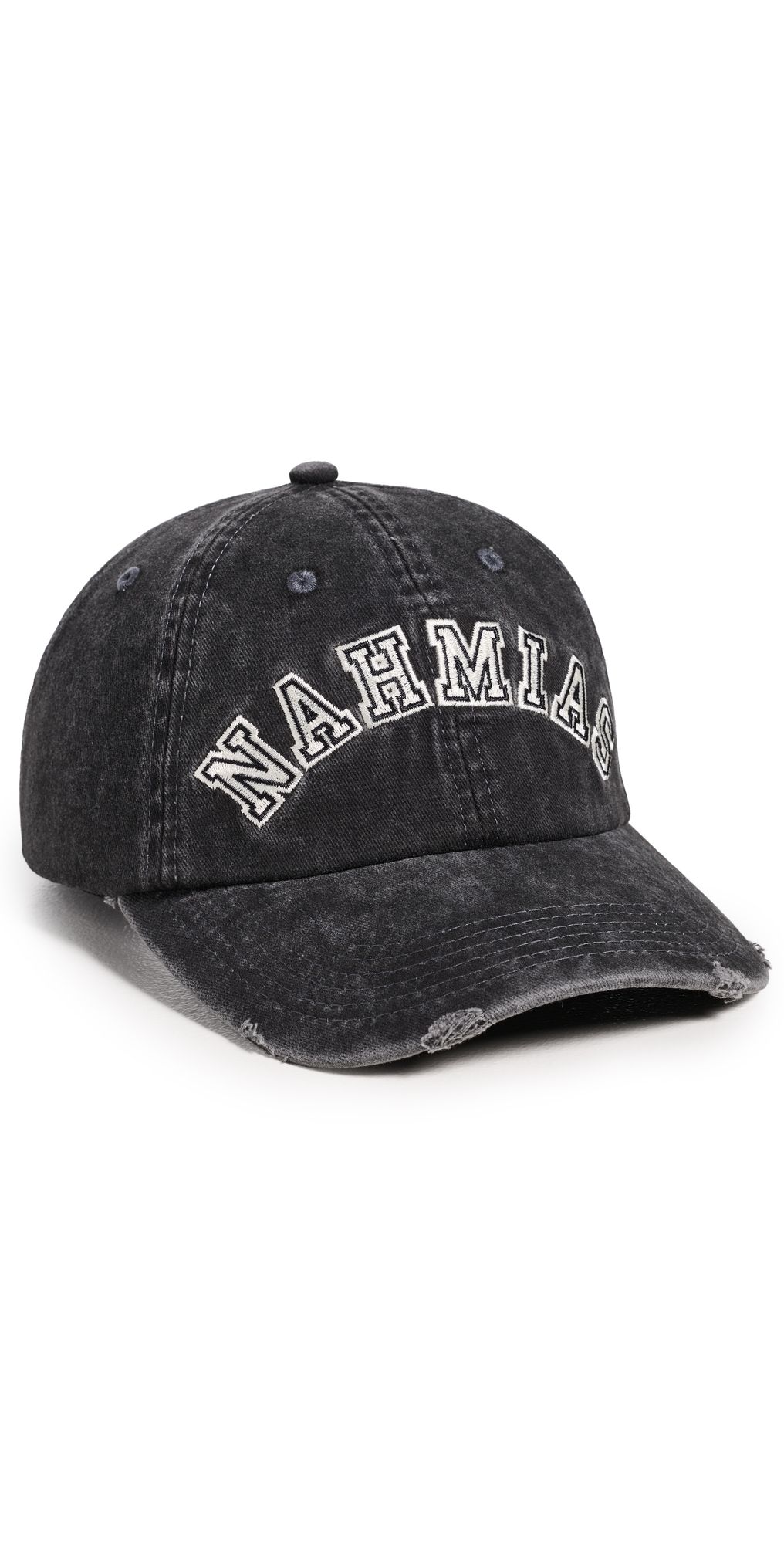 Nahmias Nahmias Chenille Dad Cap Off Black Jersey One Size