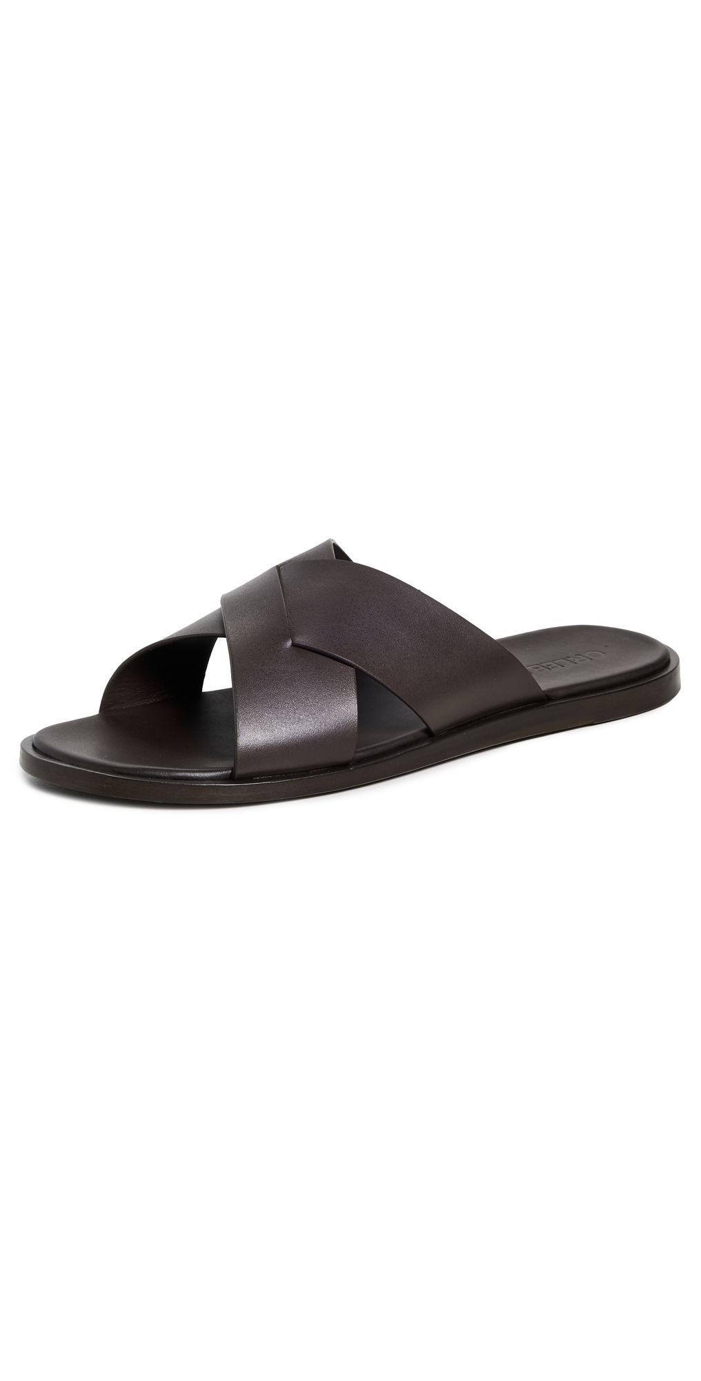 Orlebar Brown Muro Leather Sandals Brown 10