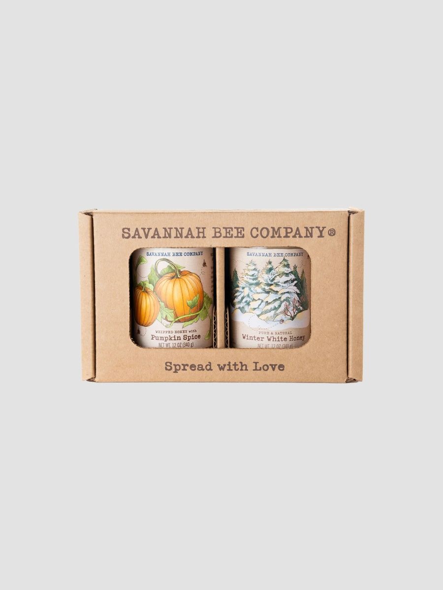 2-Piece Pumpkin & Winter White Whipped Honey Gift Set