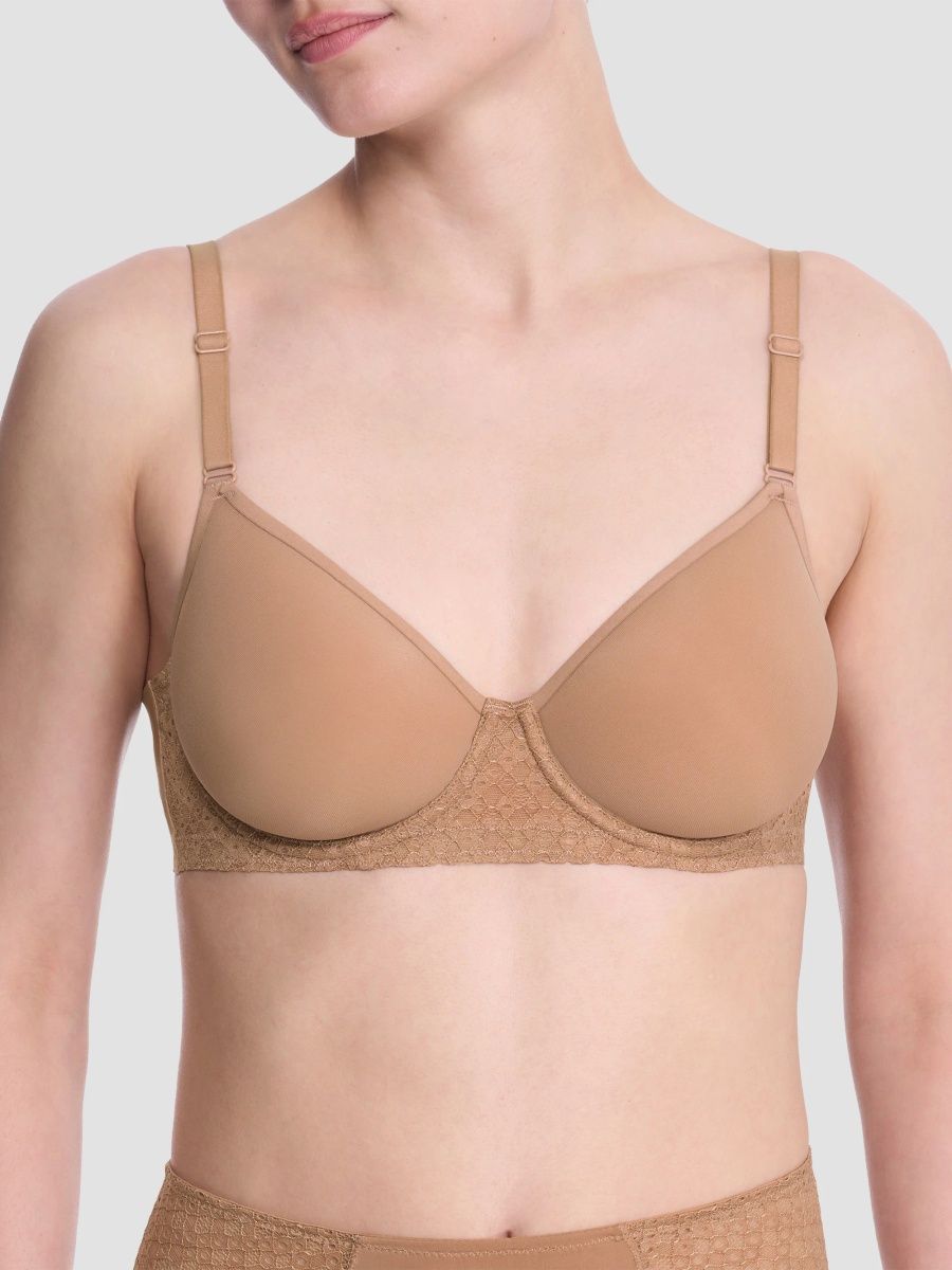 Natori Women's Harmony Smooth Back Spacer Underwire Bra - Buff - Size 38C