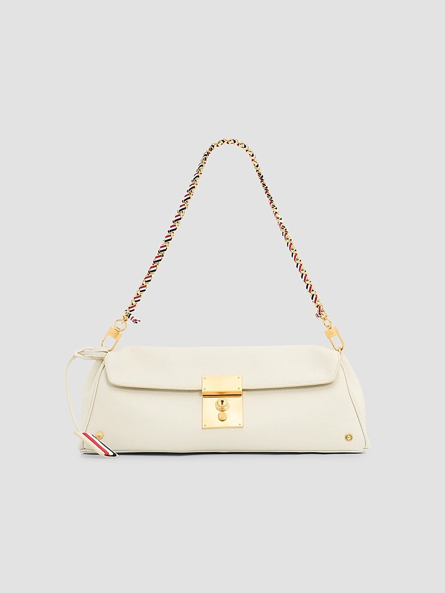 Thom Browne Women's Soft Mrs. Thom Leather Clutch - Off White