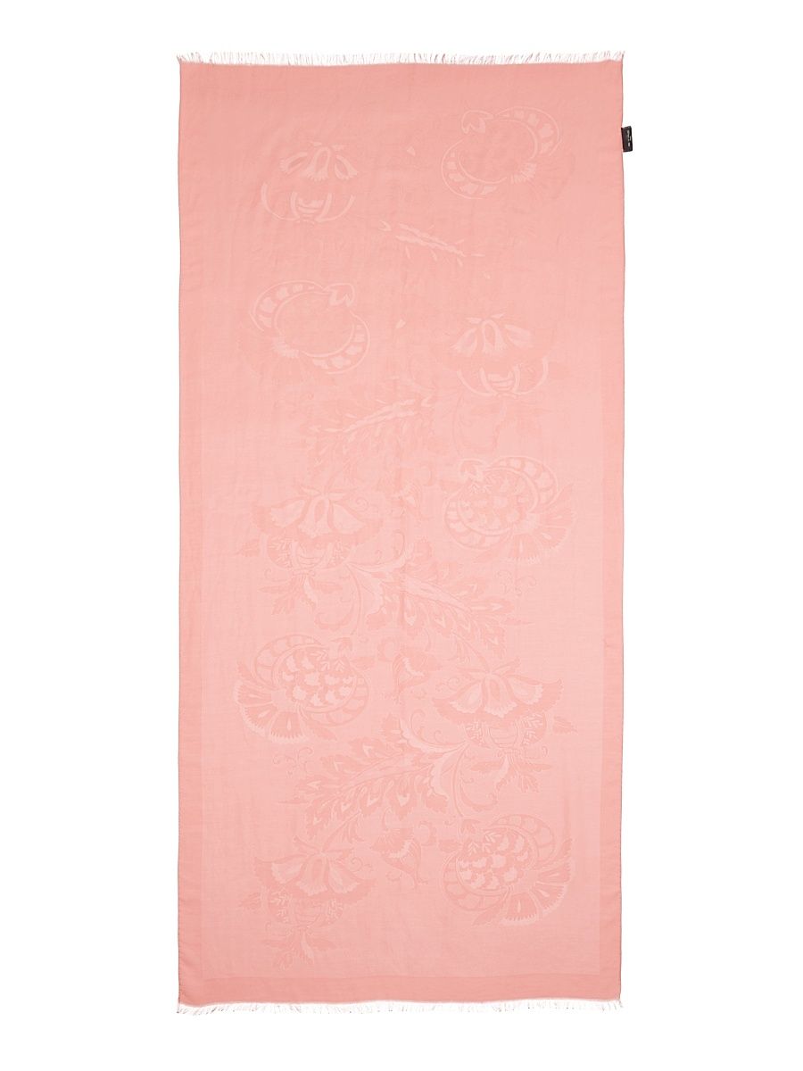 Women's Boheme Floral Scarf - Rosa Antico