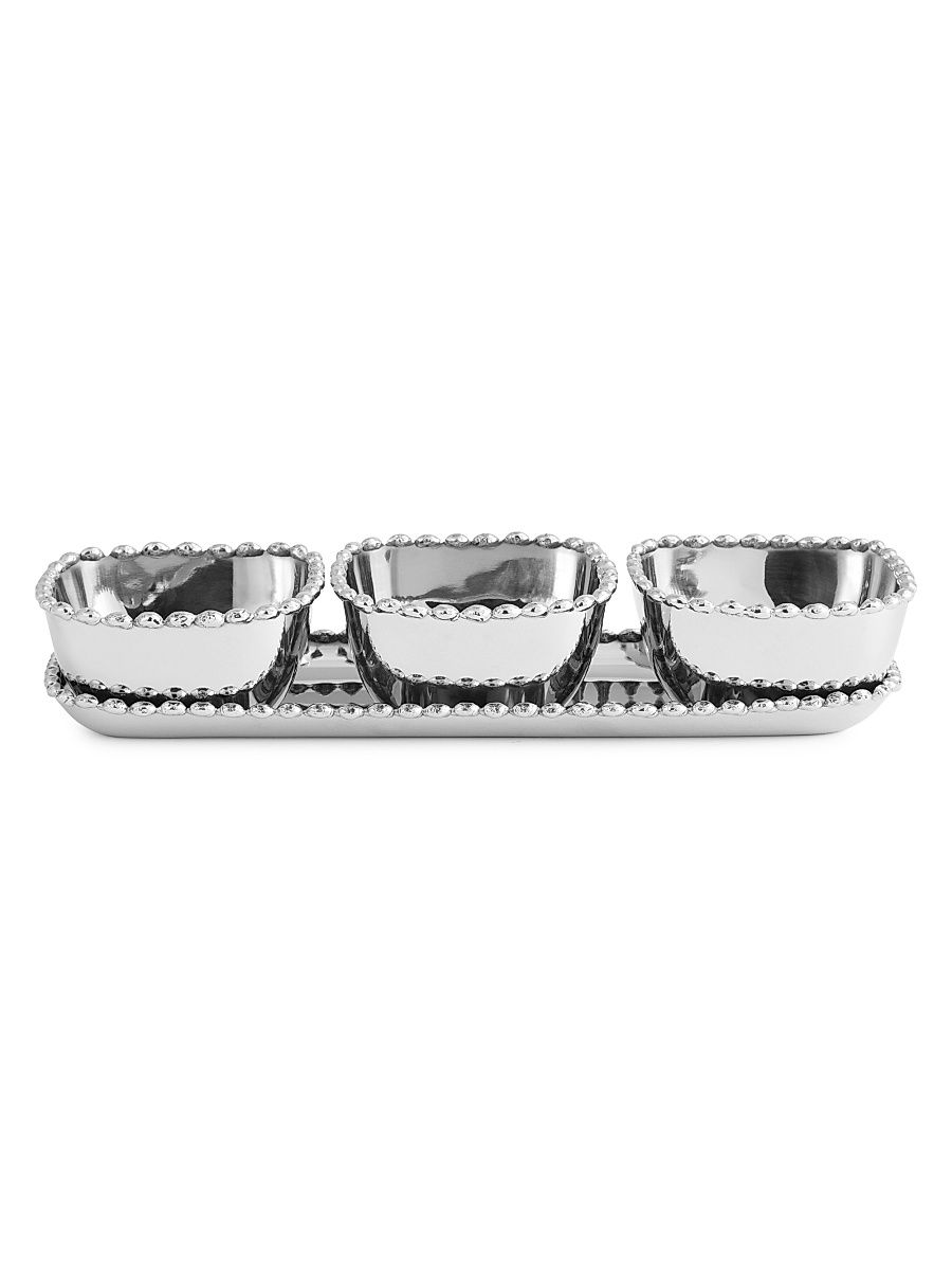 Molten 3-Piece Bowl & Tray Set