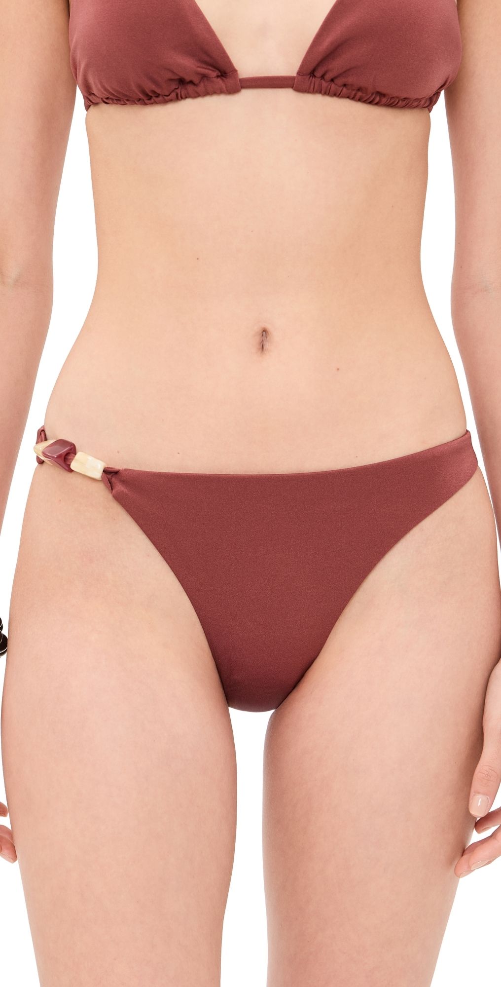 Vitamin A Terra Bikini Bottoms Red Ochre XL