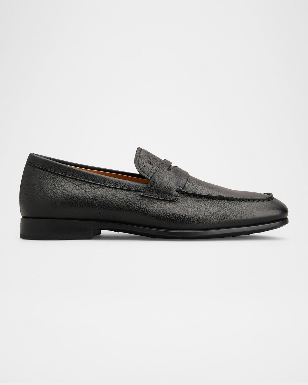 Men & apos;s Mocassino Gomma Leather Penny Loafers