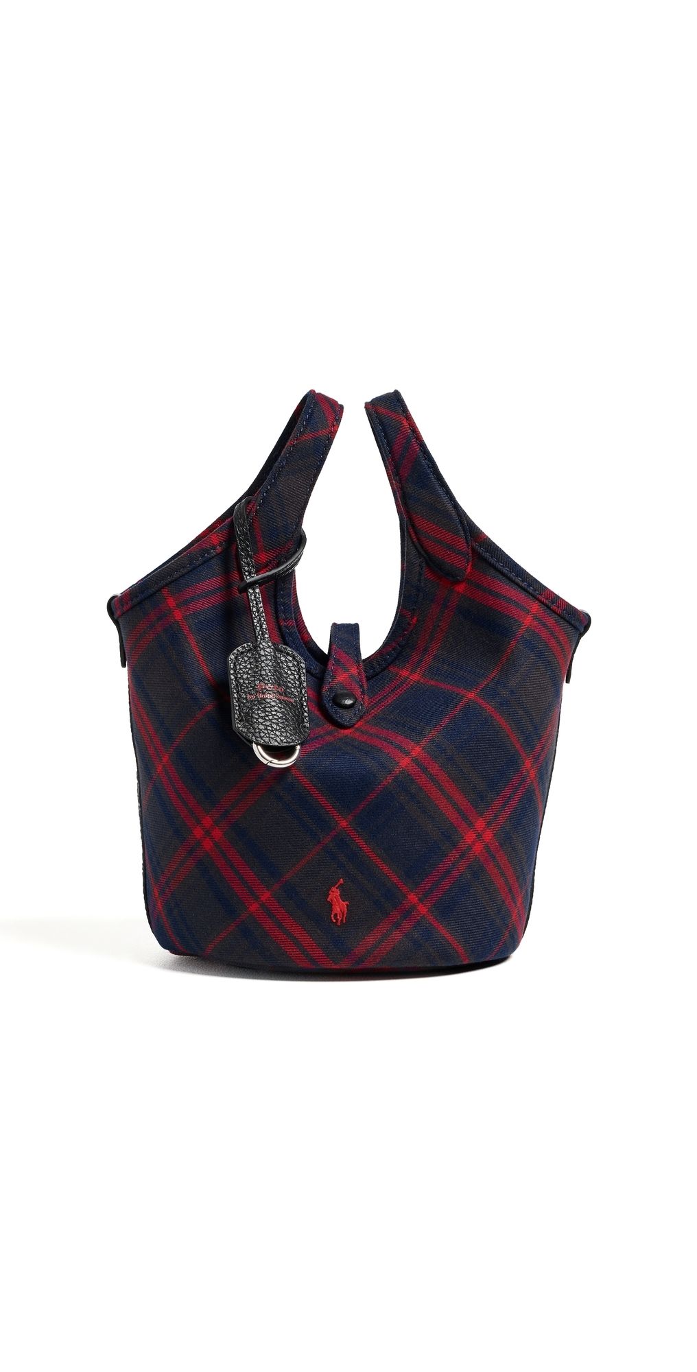 Polo Ralph Lauren Small Poly Crossbody Bag Multi Plaid One Size