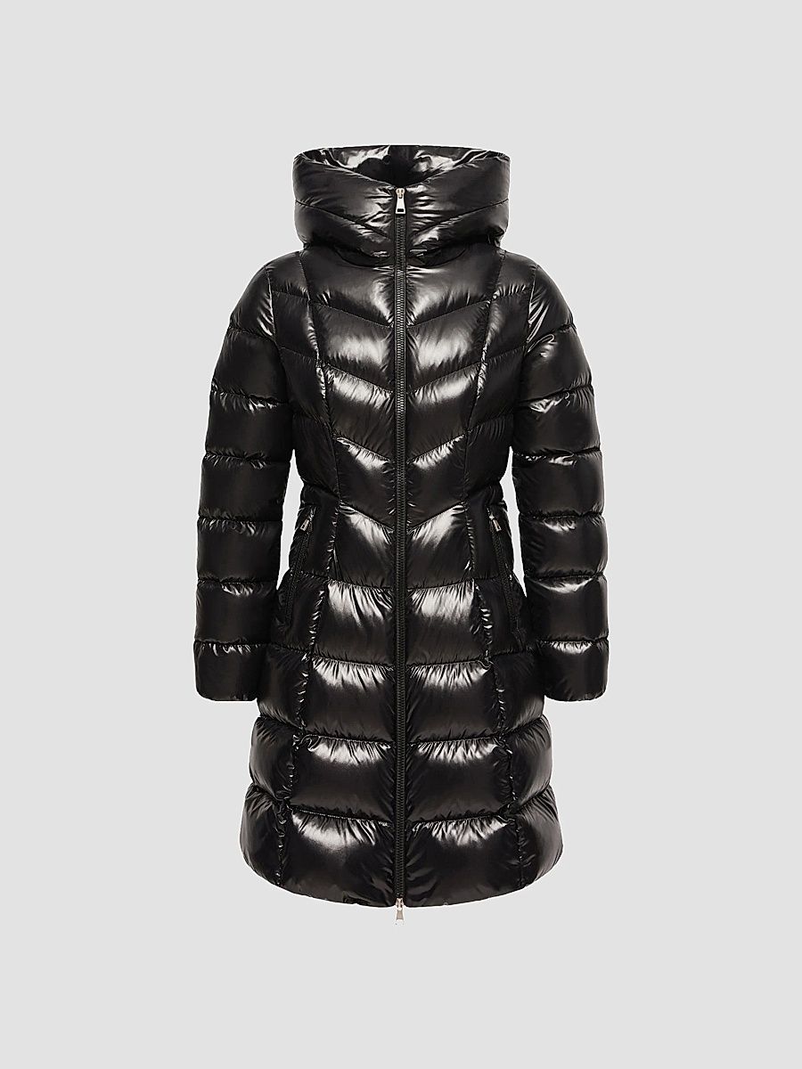 Women's Marusse Puffer Coat - Black - Size XXL