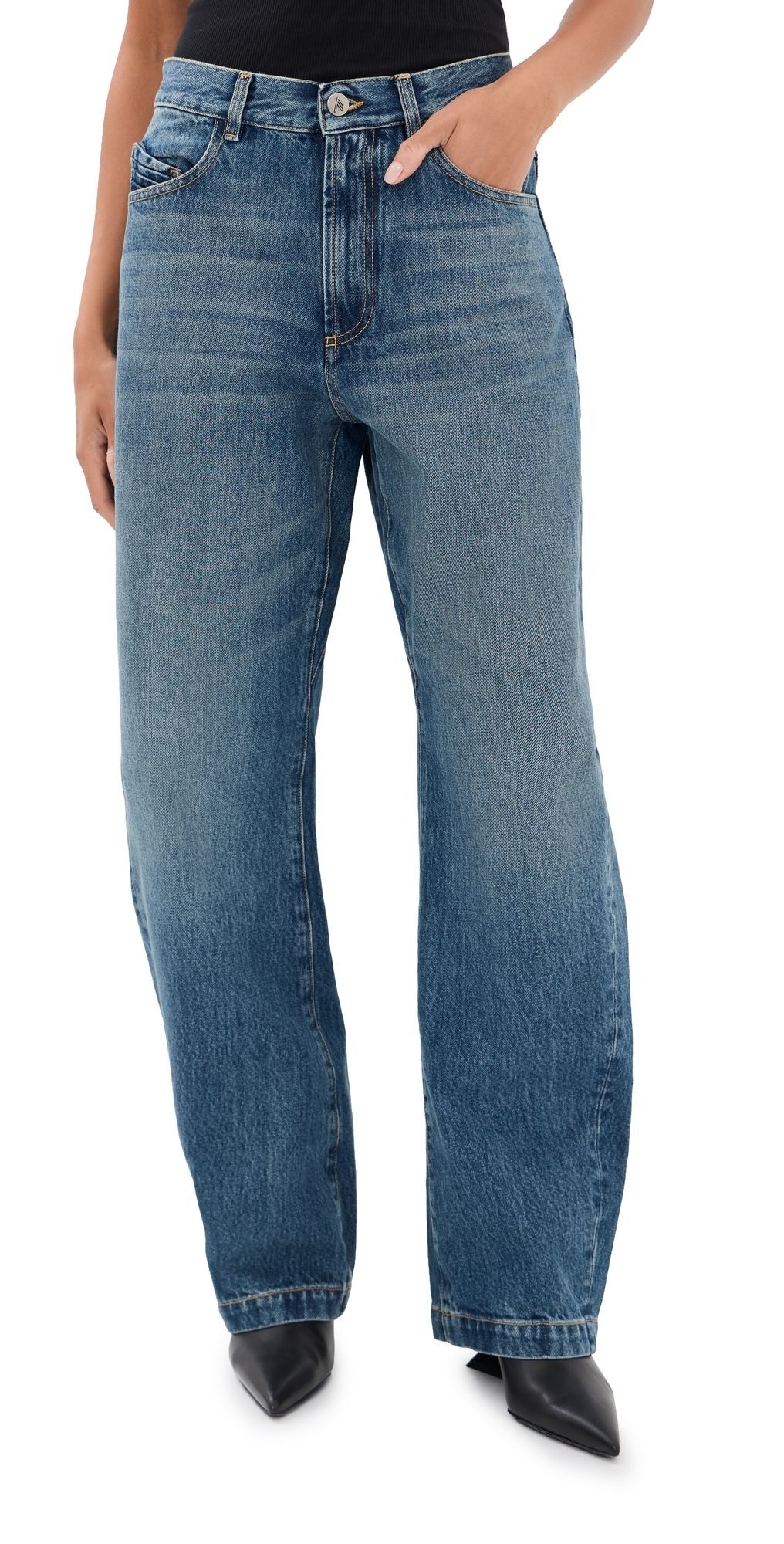 The Attico Long Jeans Sky Blue 28