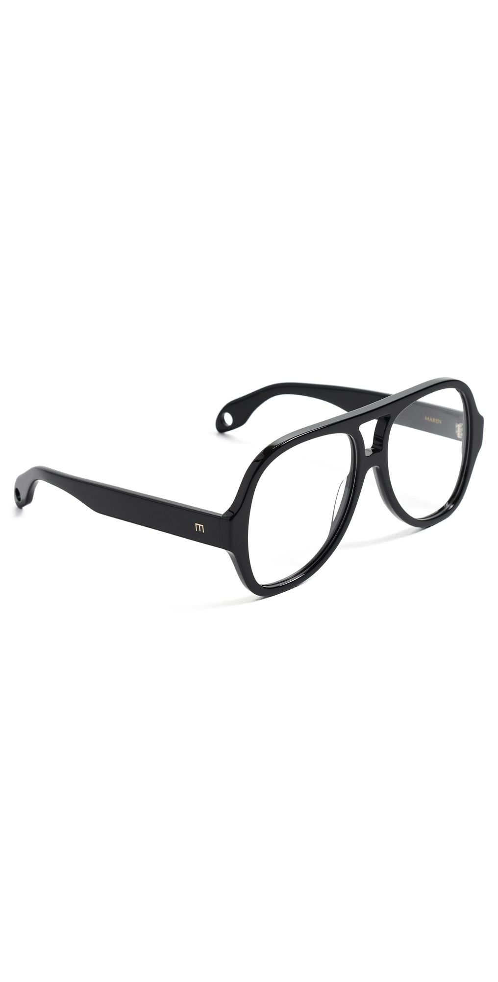 Elisa Johnson Maren Glasses Gloss Black One Size