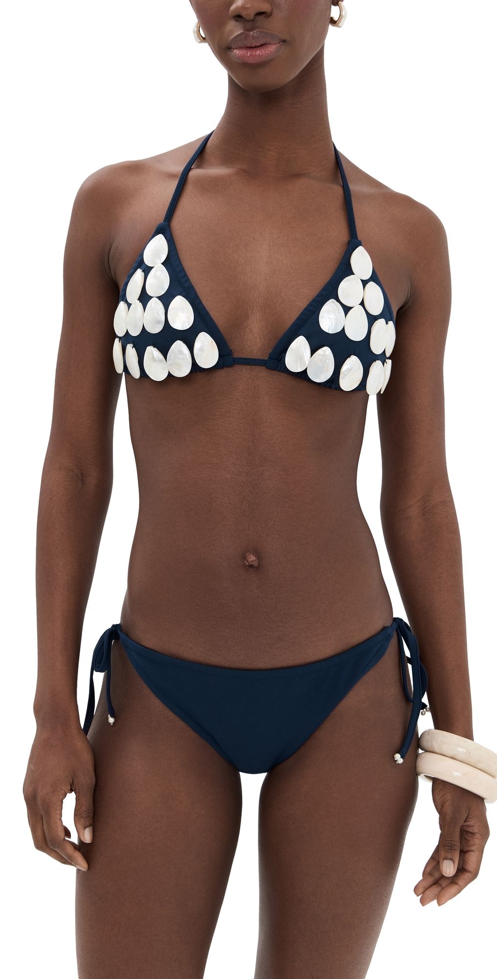 Maylé Vásquez Perla Two Piece Bathing Suit Midnight Blue XS