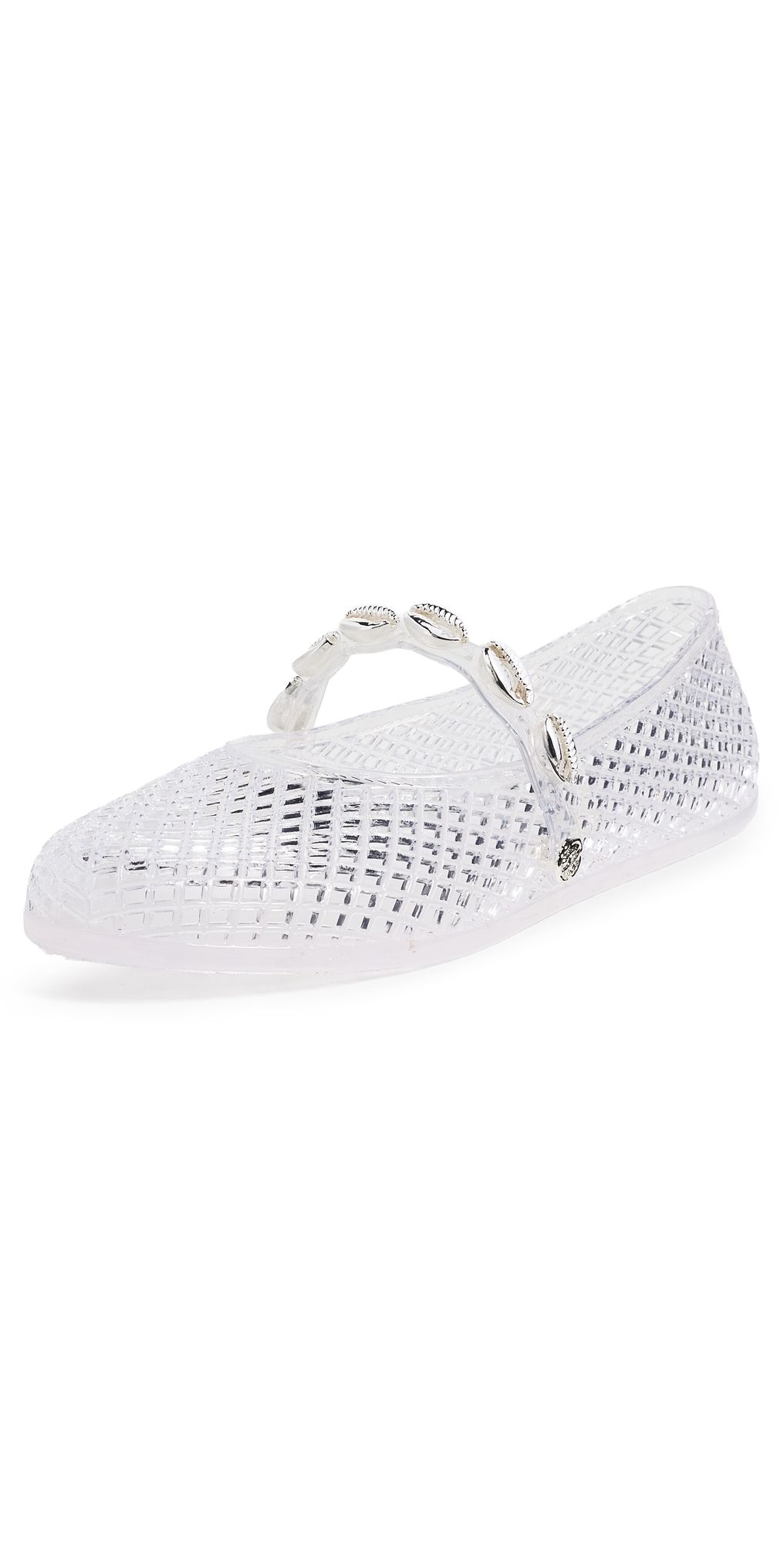 Ancient Greek Sandals Iro Jelly Flats Clear 37