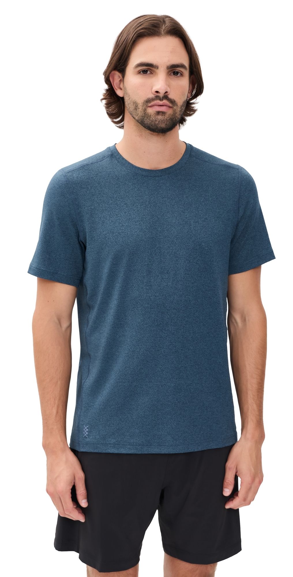 Rhone Invictus Training Tee V2 Shadow Blue Heather XXL
