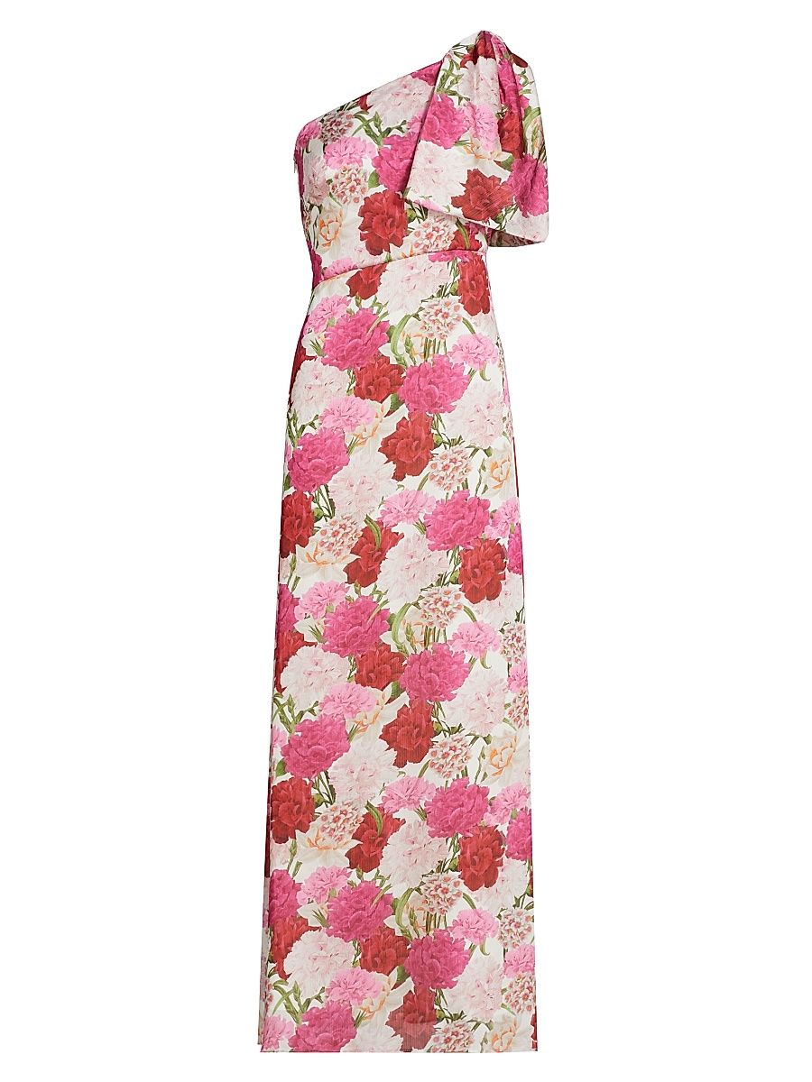 Women's Chelsea Floral Georgette Gown - Campo Di Fiore - Size 12