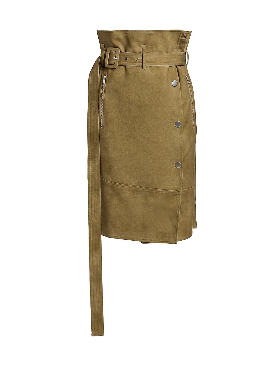 Women's Raf Flying Cotton-Blend Skirt - Khaki - Size 8